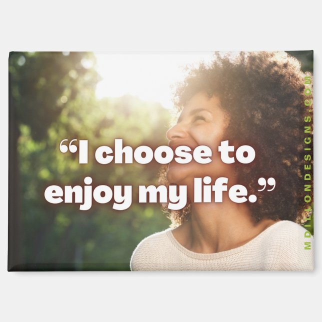 Imán de Afirmación Positiva (Anverso)