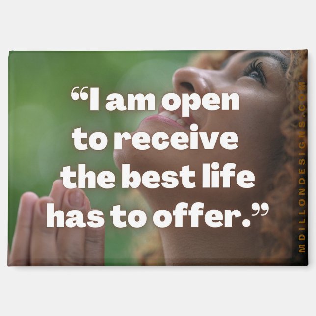 Imán de Afirmación Positiva (Anverso)