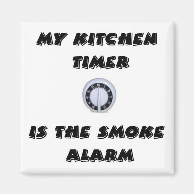 Imán de alarma de humo/temporizador de cocina (Frente)
