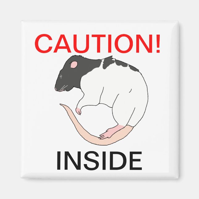 Imán de alerta escarpado (Frente)