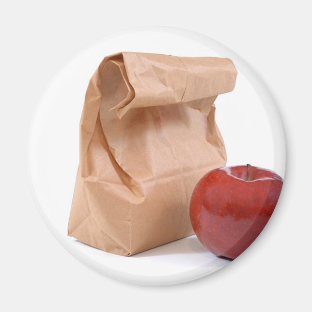 Imán de almuerzo para bolsitas (Frente)