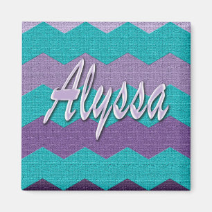 Imán de Alyssa Chevron