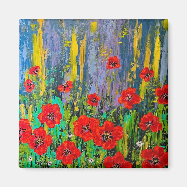 Imán de amapola (Frente)