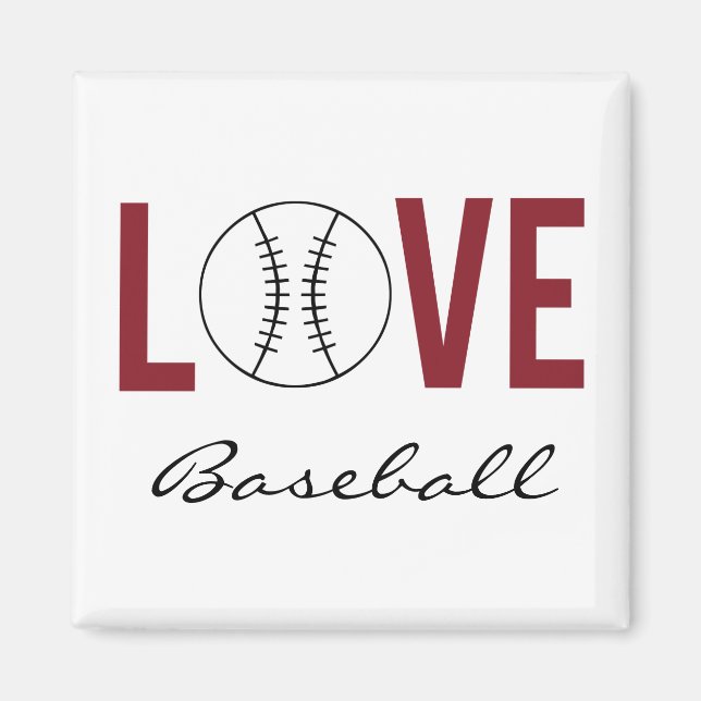Imán de amor béisbol (Frente)