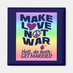 Imán de amor no guerra