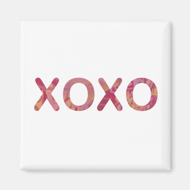 Imán de amor - XOXO (Frente)