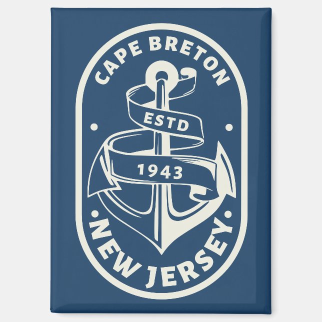 Imán de ancla de Cape Breton (Anverso)