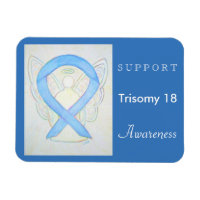 Imán de Ángel de Listón de Conciencia de Trisomía 