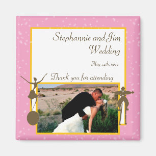 Imán de anuncio de 2" x 2" Carnaval