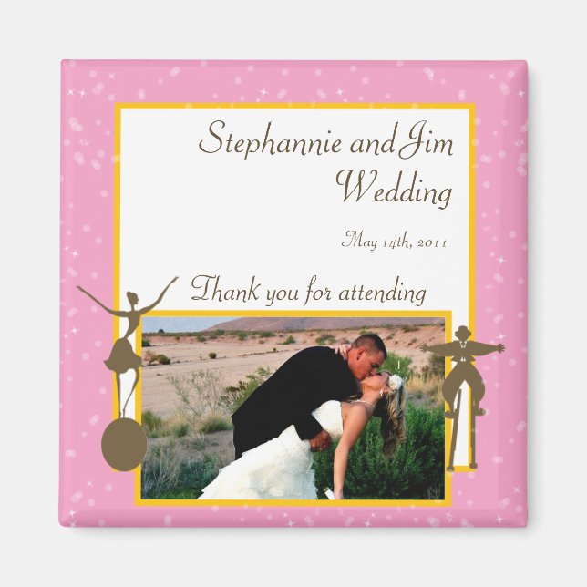 Imán de anuncio de 2" x 2" Carnaval (Frente)