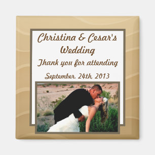 Imán de anuncio de 2" x 2" Conchas marinas en play