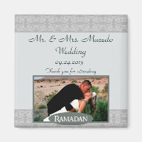 Imán de anuncio suave azul de Ramadán islámico de