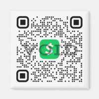 Imán de aplicación de efectivo de código QR