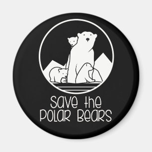 Imán de apoyo al oso polar