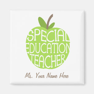 Imán de Apple del verde del profesor de la