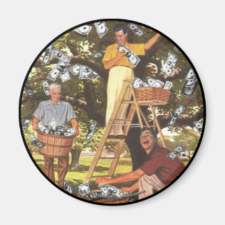 imán de árbol de dinero