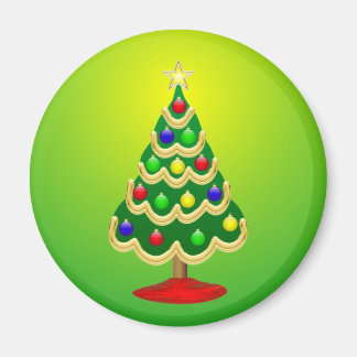imán de árbol de Navidad