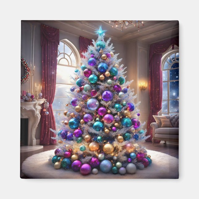 imán de árbol de Navidad (Frente)