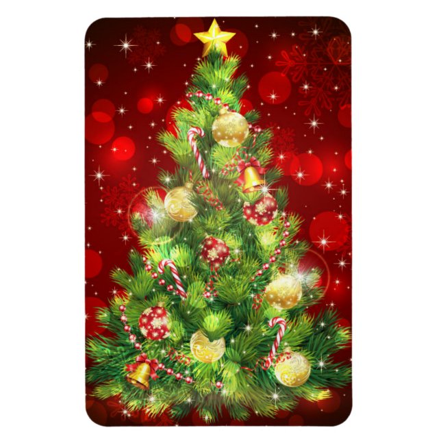 imán de árbol de Navidad (Vertical)