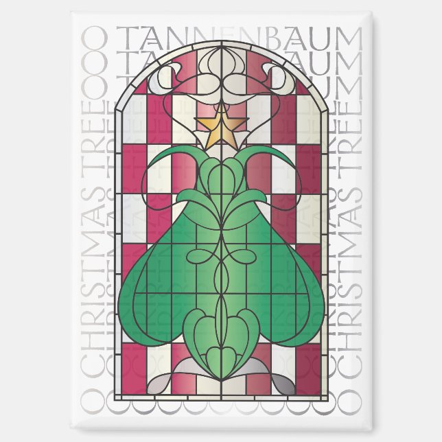 imán de árbol de Navidad (Anverso)