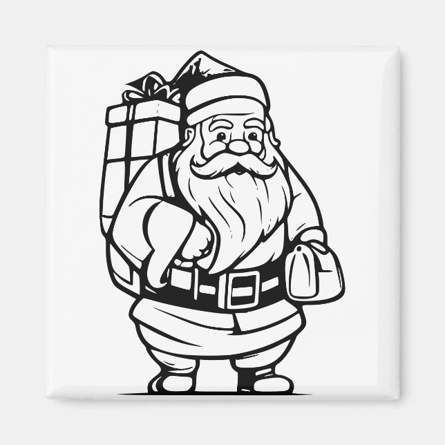 imán de árbol vintage (Frente)