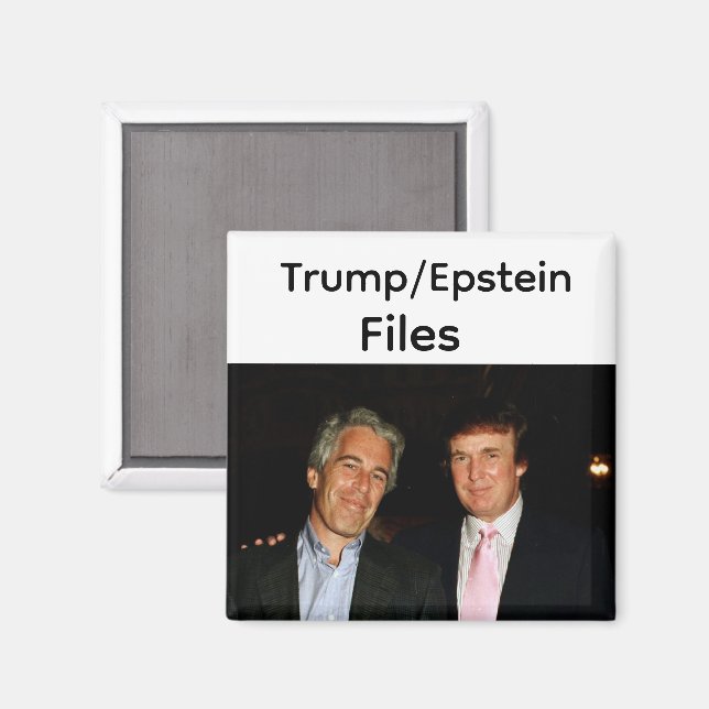 Imán de archivos de Trump/Epstein (Anverso/Reverso)