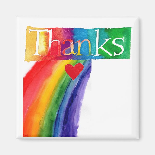 imán de arco iris (Frente)