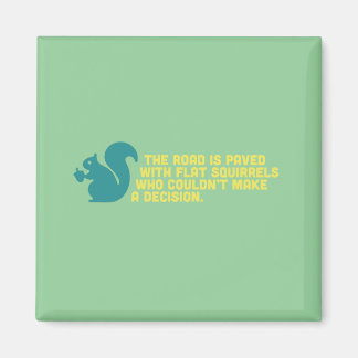 Imán de ardillas planas