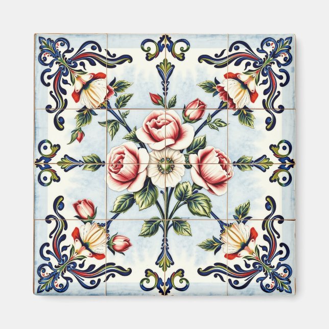 imán de armonía en rosas (Frente)