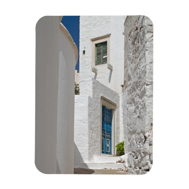 Imán de arquitectura de isla griega (Vertical)