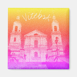 Imán de arquitectura estilizada de Vitebsk, Bielor