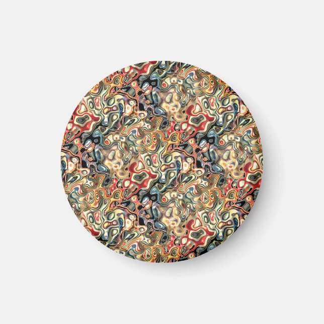 Imán de arte abstracto (Frente)