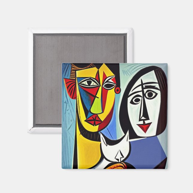 Imán de Arte Abstracto (Anverso/Reverso)
