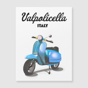 Imán de Arte de cartel de Scooter de Valpolicella 