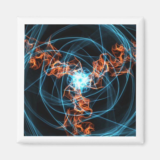 Imán de arte digital "Totalidad" por Joe Mastrofil (Frente)