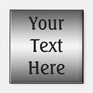 Imán de aspecto de placa Metalizado suave