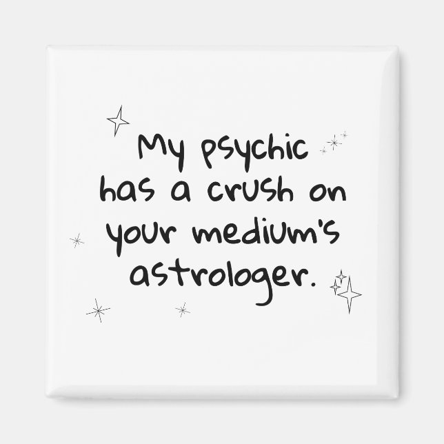 imán de astrología psíquica mediana (Frente)