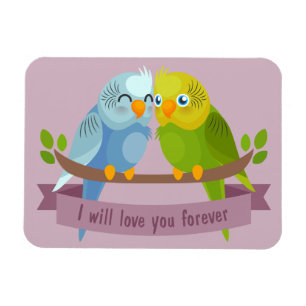 Imán de Aves de Amor Cuta