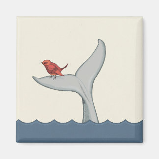 Imán de aves y ballenas