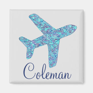 Imán de avión personalizado