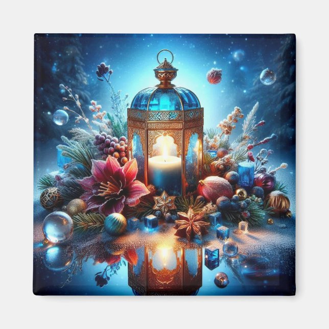 Imán de aviso de navidades (Frente)