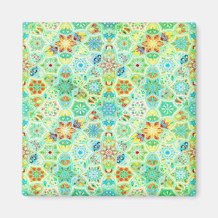 Imán de baldosas mosaico brillantes