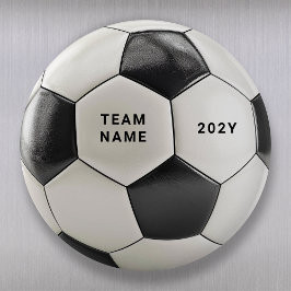 Imán de Balón de Fútbol | Nombre del Equipo Person