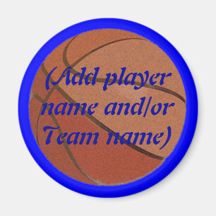 Imán de baloncesto personalizado