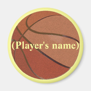 Imán de baloncesto personalizado