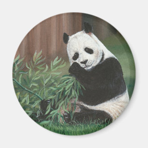 Imán de bambú dulce del oso de panda
