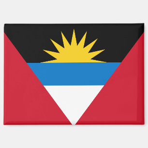 imán de bandera antigua y barbuda