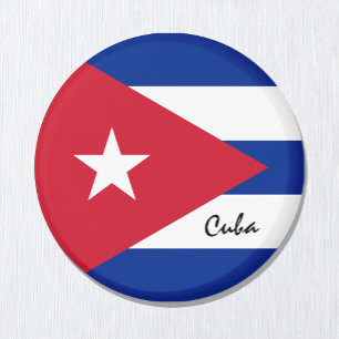 Imán de bandera cubana, vacaciones, Cuba