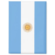 Imán de Bandera de Argentina Decoración Patriótica