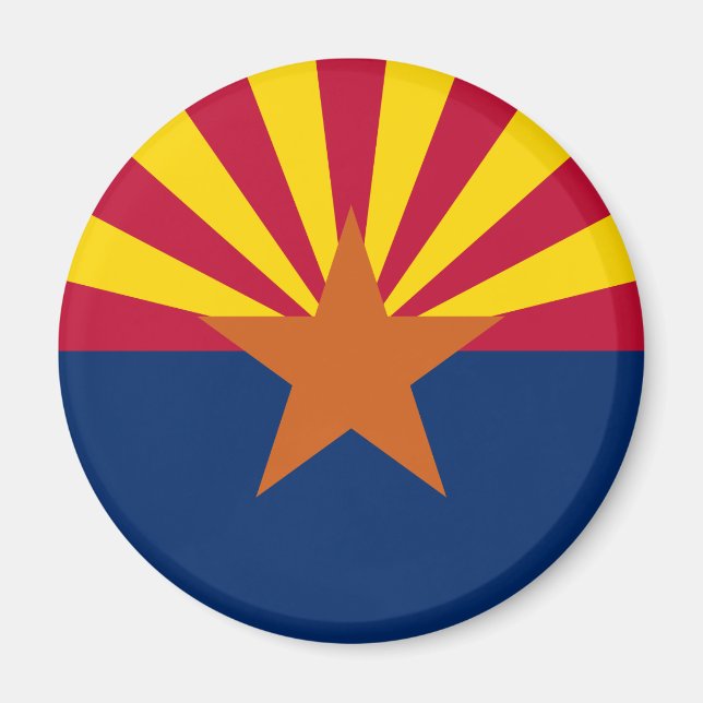 imán de bandera de Arizona (Frente)